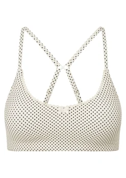 Lorna Jane Sweet Thing Polka Dot Sports Bra MiniDotCreamPrint Sale