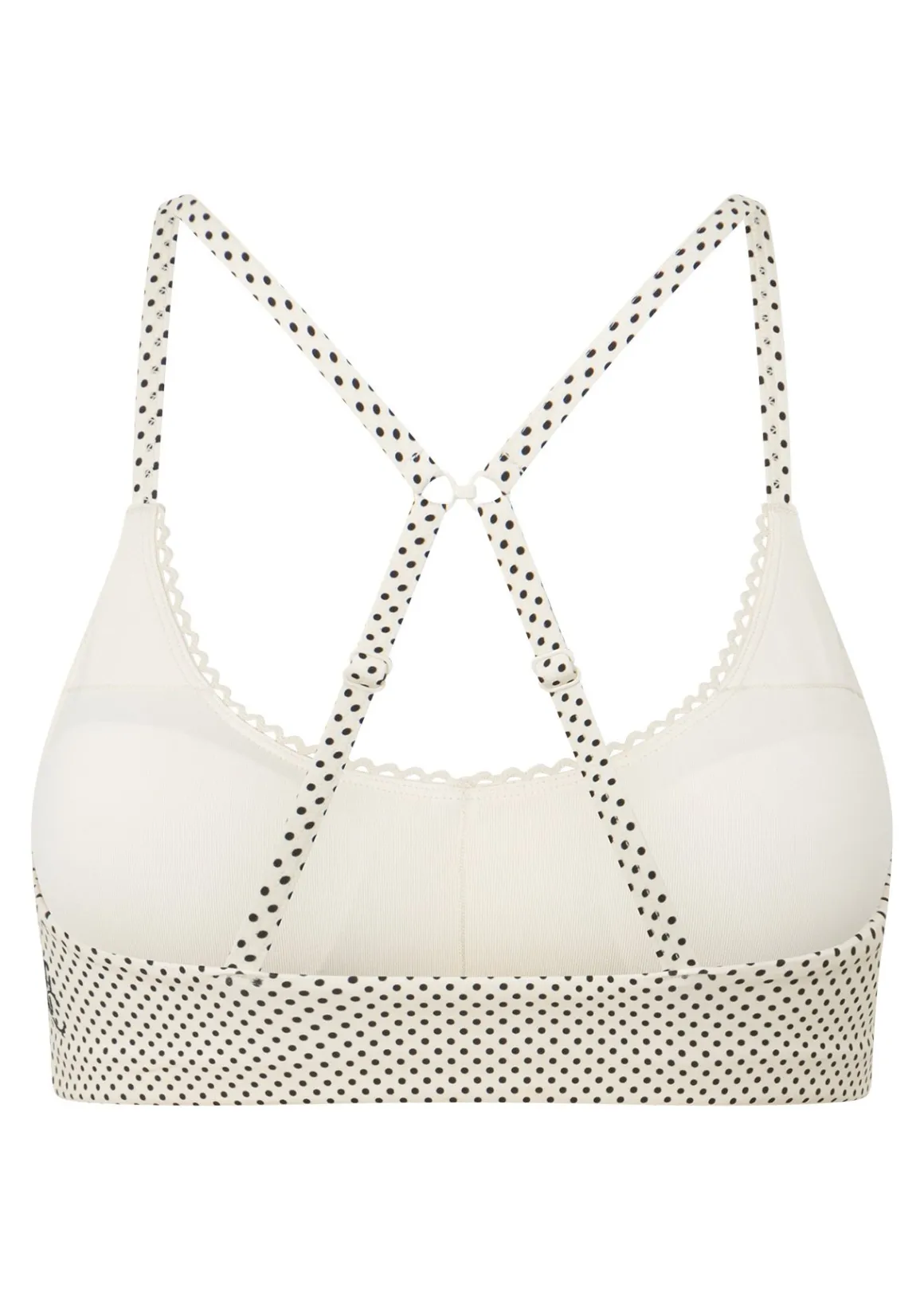 Lorna Jane Sweet Thing Polka Dot Sports Bra MiniDotCreamPrint Sale