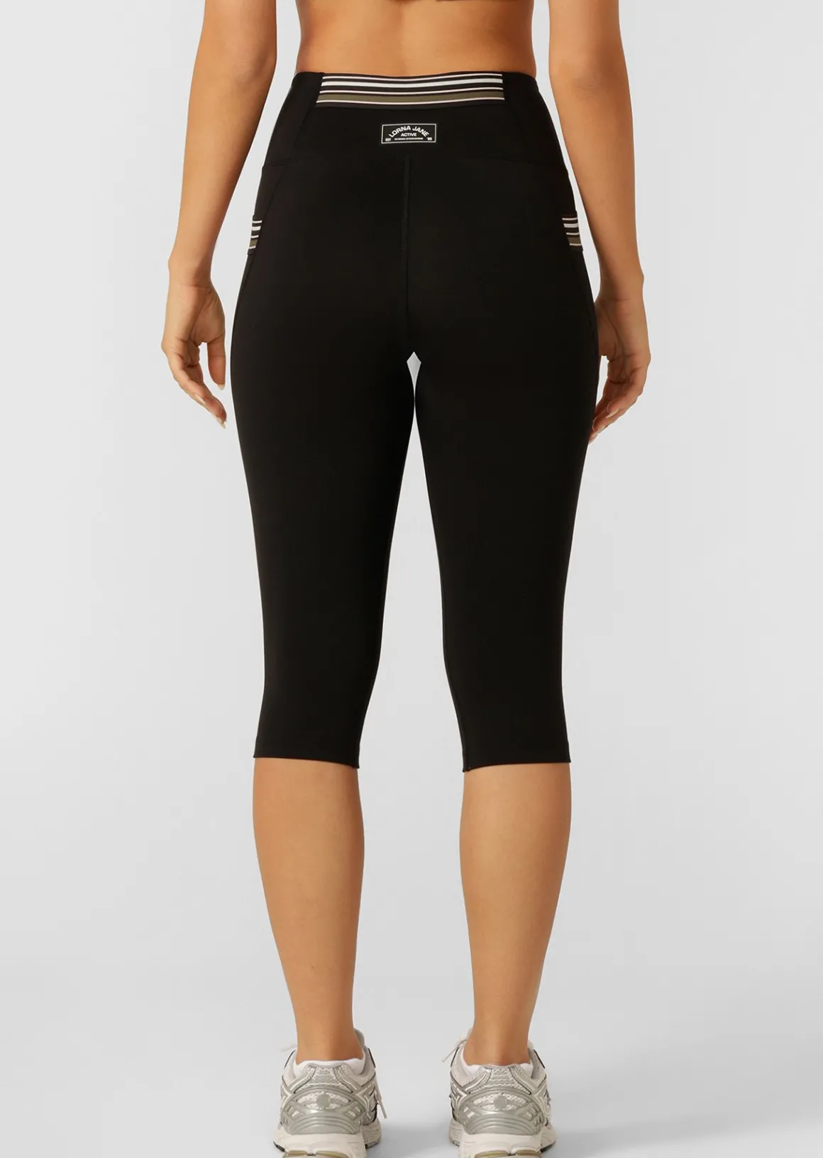 Lorna Jane Swift 3 Pocket 3/4 Leggings Black Online
