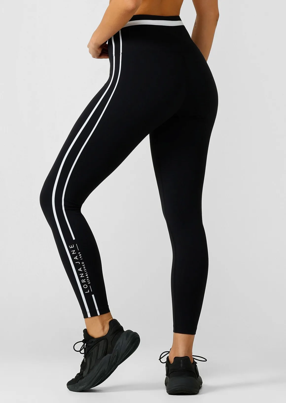 Lorna Jane Swift Motion Recycled Ankle Biter Biter Leggings Black Outlet