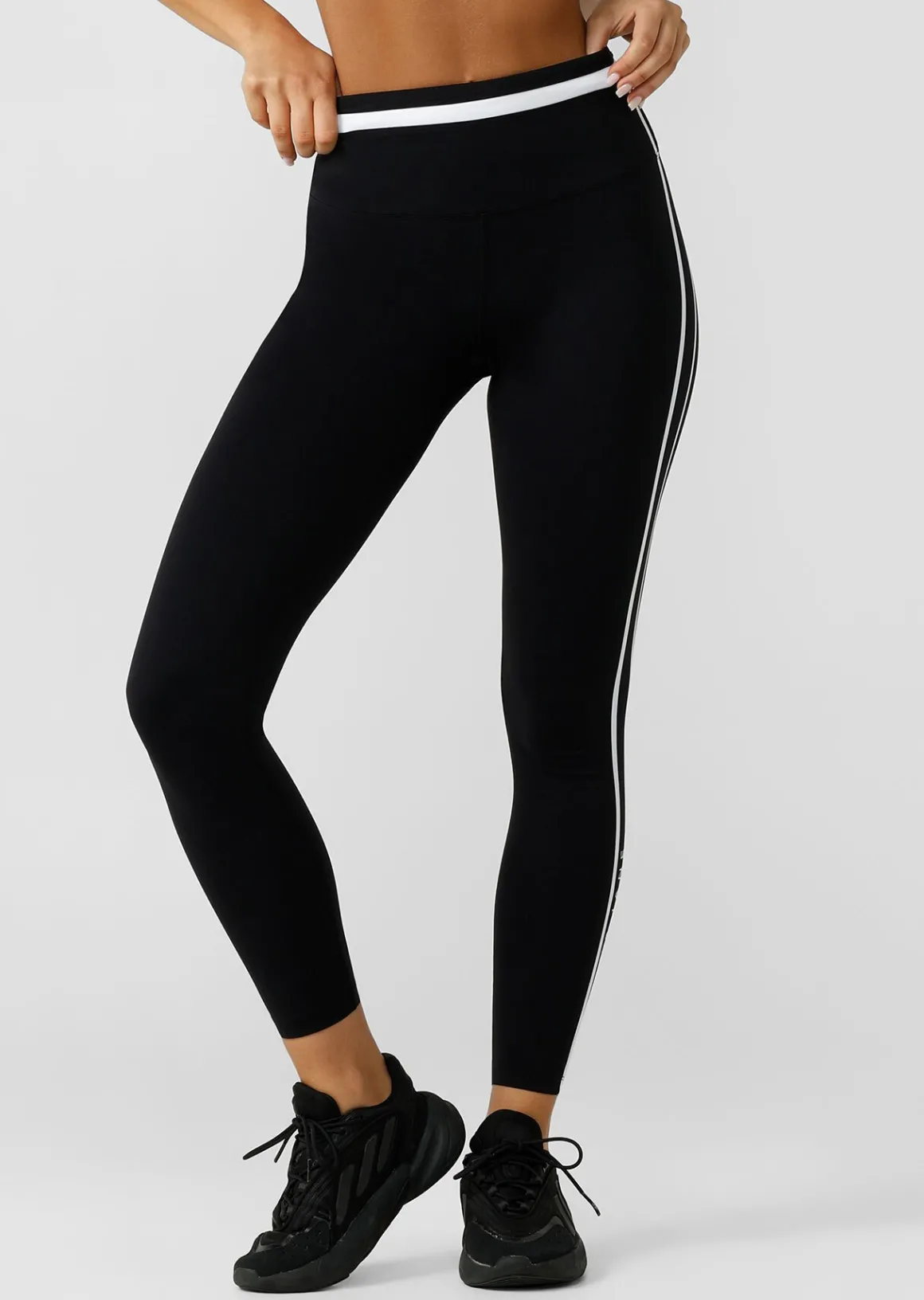Lorna Jane Swift Motion Recycled Ankle Biter Biter Leggings Black Outlet
