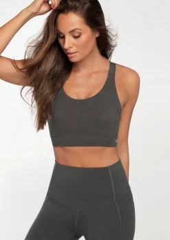 Lorna Jane The Perfect Sports Bra Titanium Outlet