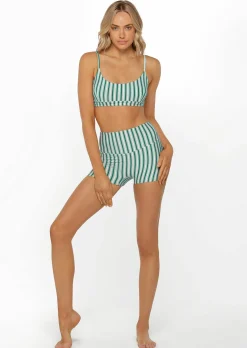 Lorna Jane Tidal Wave Recycled Swim Bra TidalWaveStripe Online