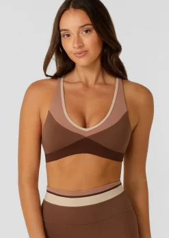 Lorna Jane Tone On Tone Sports Bra NeutralMulti