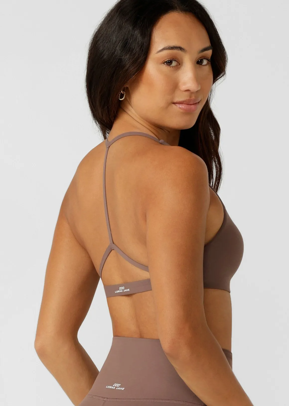 Lorna Jane Total Bliss Sports Bra Stone Hot