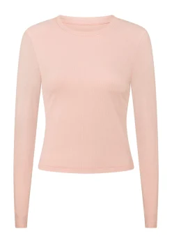 Lorna Jane Ultimate Comfort Long Sleeve Rib Top DarkDustyPink Hot