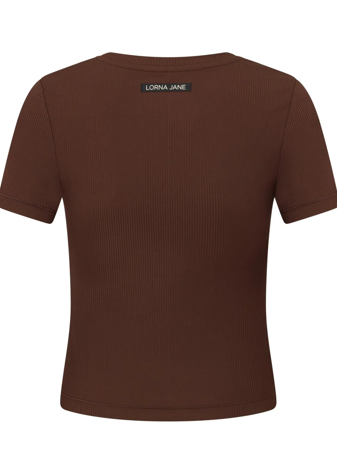 Lorna Jane Ultimate Comfort Rib T-Shirt Espresso Hot
