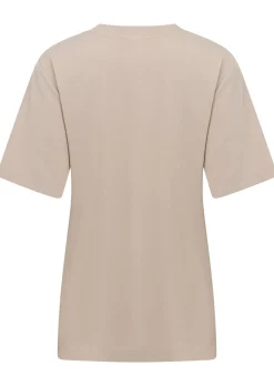Lorna Jane Ultimate Weekender Relaxed T-Shirt Latte Discount