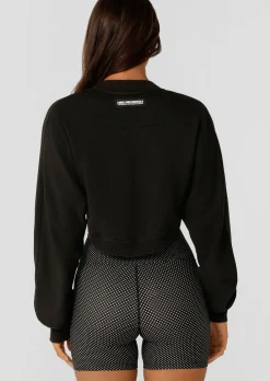 Lorna Jane Warm Up Shrug WashedBlack New