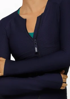 Lorna Jane Watersport Recycled Rash Vest FrenchNavy Discount