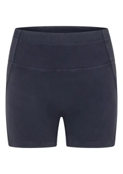 Lorna Jane Weekender Washed 12cm Pocket Bike Short WashedMidnightBlue