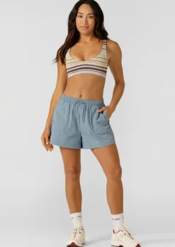Lorna Jane Weightless Active Shorts WashedOutBlue New