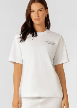 Lorna Jane Wellness Retreat Relaxed T-Shirt White