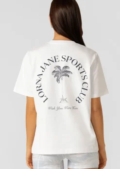Lorna Jane Wellness Retreat Relaxed T-Shirt White