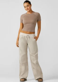 Lorna Jane Wide Leg Flashdance Pant OffWhite
