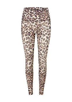 Lorna Jane Wildcat Hi-Fold No Ride Ankle Biter Leggings WildcatPrint Clearance
