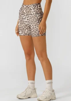Lorna Jane Wildcat Hi-Fold No Ride 12cm Bike Shorts WildcatPrint Sale