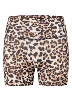 Lorna Jane Wildcat Hi-Fold No Ride 12cm Bike Shorts WildcatPrint Sale