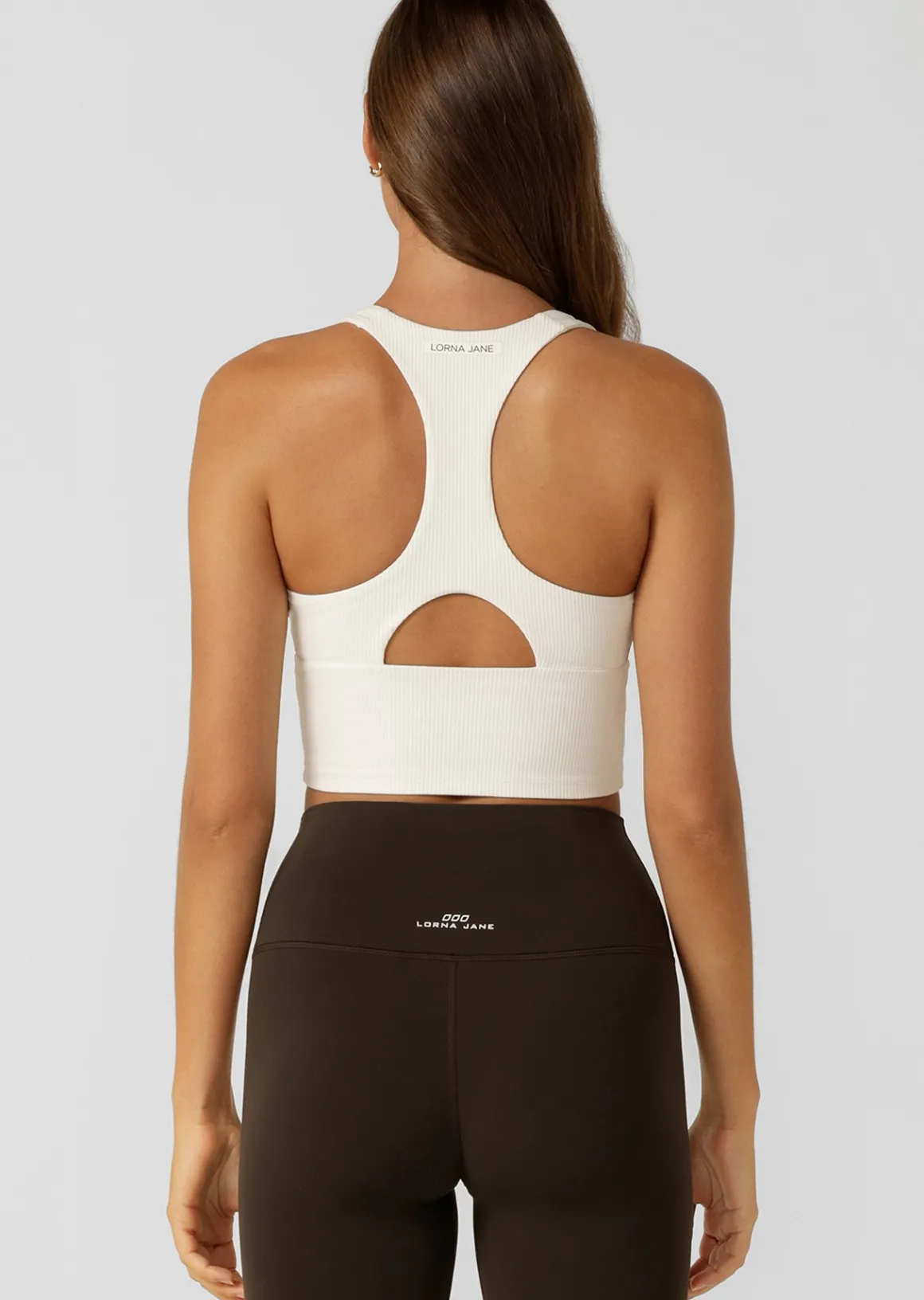 Lorna Jane Willpower Bra Tank Combo Porcelain