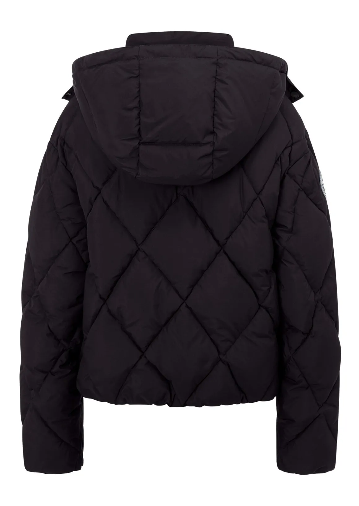 Lorna Jane Winter Warmth Recycled Puffer Jacket MidnightBlue New