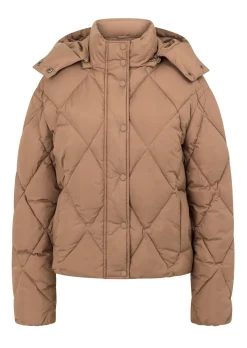 Lorna Jane Winter Warmth Recycled Puffer Jacket Cedar New