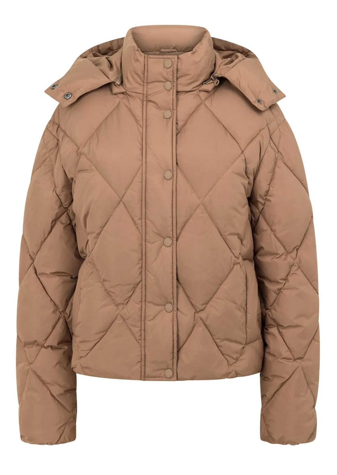 Lorna Jane Winter Warmth Recycled Puffer Jacket Cedar New