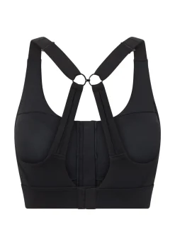 Lorna Jane Zip & Go Sports Bra Black Hot